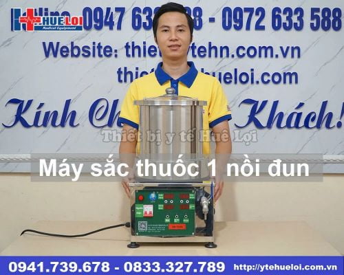 Máy sắc thuốc tự động mini loại 1 nồi đun