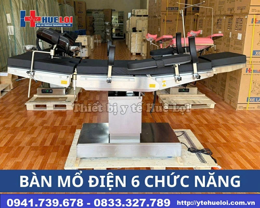 Bàn mổ bằng điện 6 chức năng