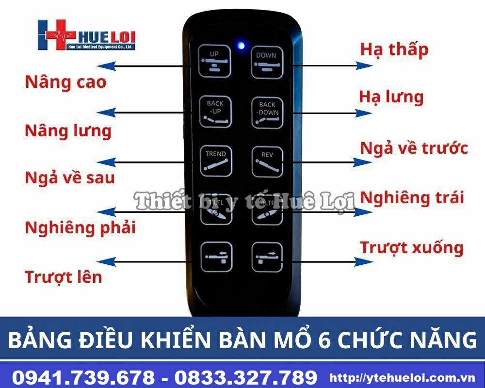 Bàn mổ bằng điện đa chức năng
