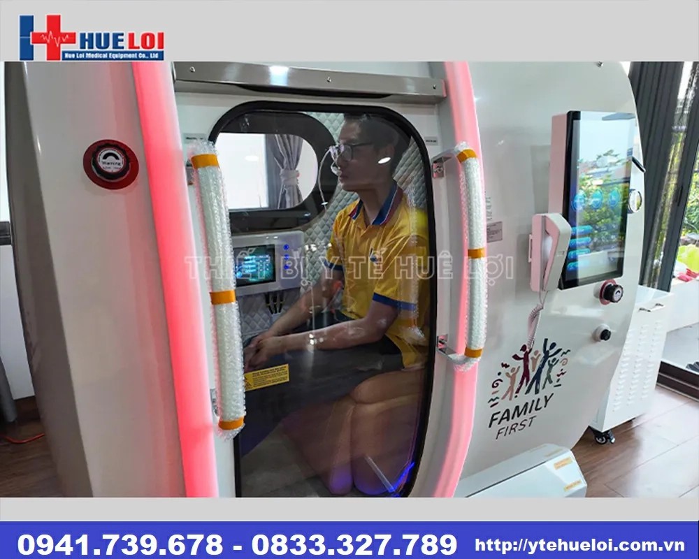 buồng oxy cao áp một người ngồi