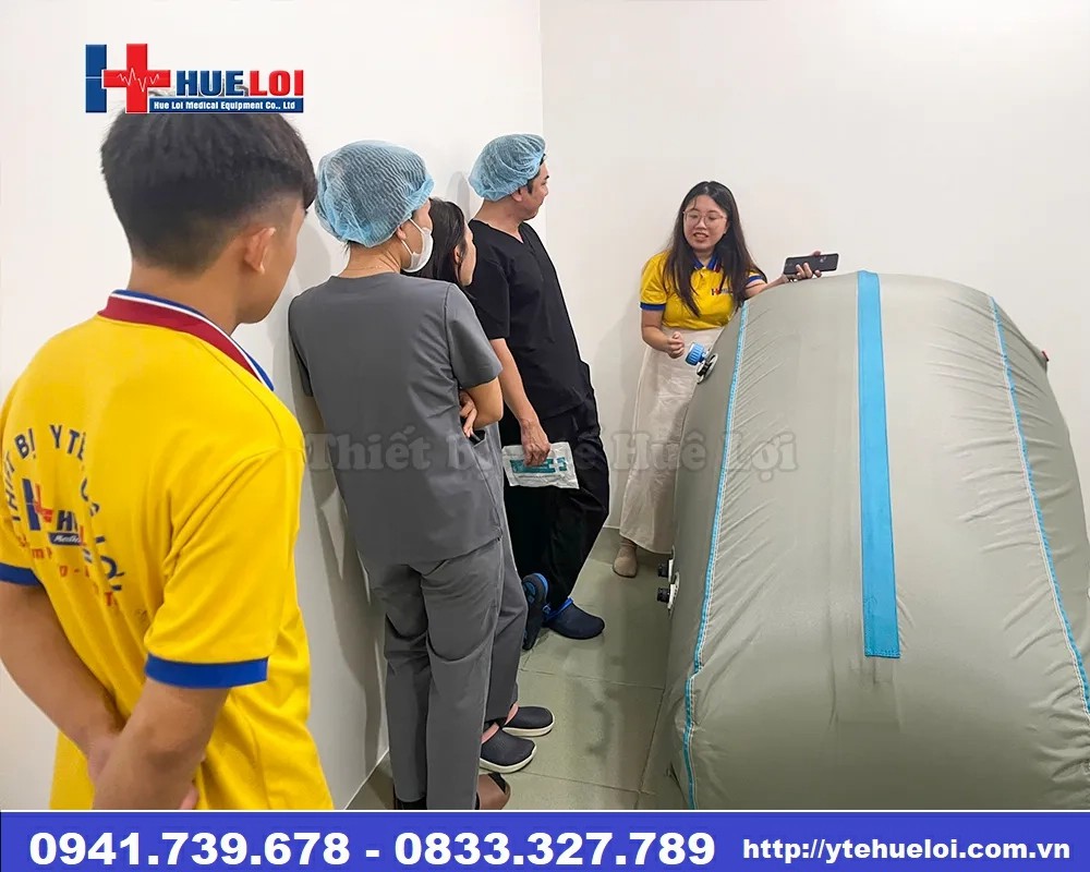 hướng dẫn lắp đặt buồng oxy cao áp