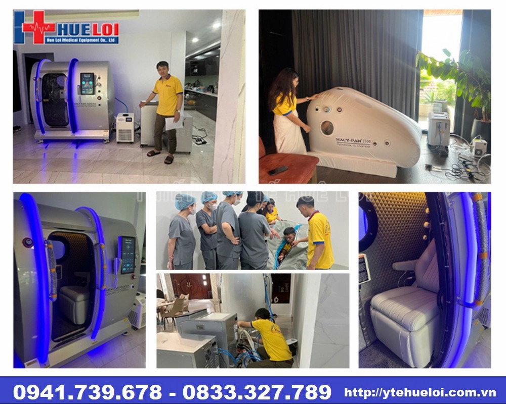 Buồng oxy tăng áp vỏ cứng nhiều người ngồi