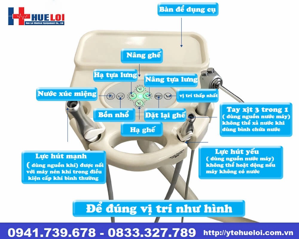 Ghế nhổ răng cao cấp