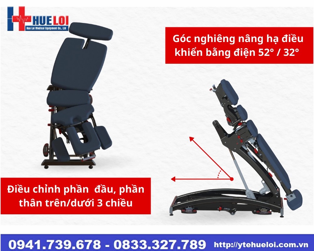 GIƯỜNG TÁC ĐỘNG CỘT SỐNG CAO CẤP NHẤT