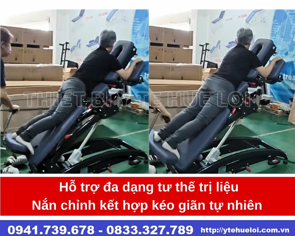Bàn nắn chỉnh cột sống cao cấp