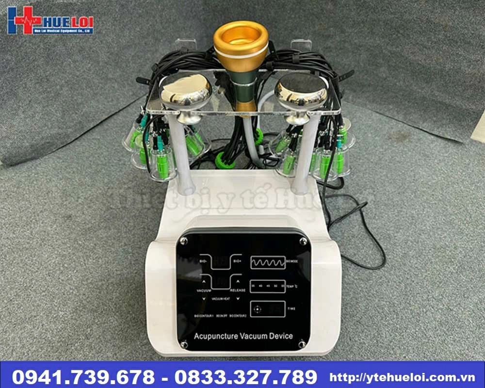 Máy điện châm không kim kèm giác hút