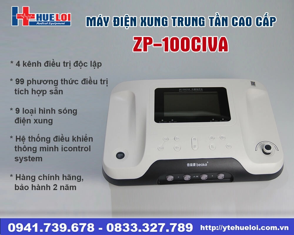 Máy điện xung cao cấp ZP-100CIVA