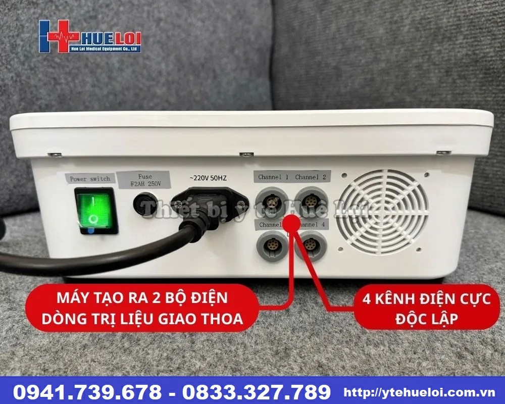 Máy điện xung trung tần 4 kênh độc lập HB-ZP30