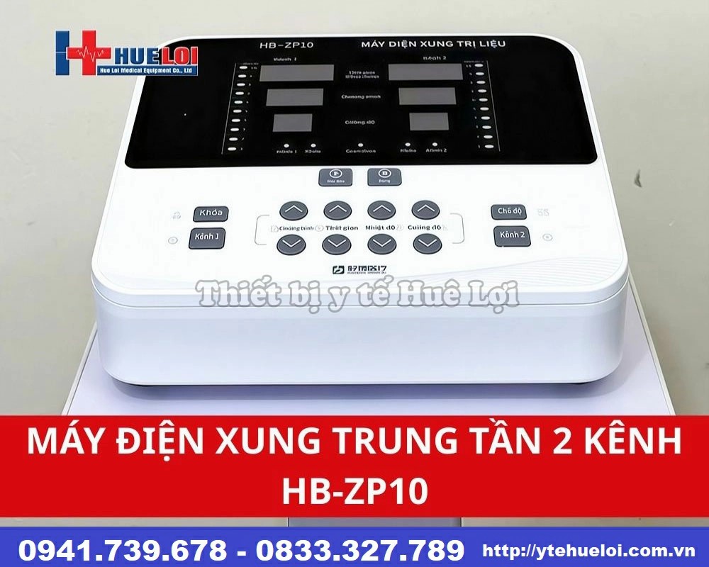 Máy điện xung trung tần 2 kênh