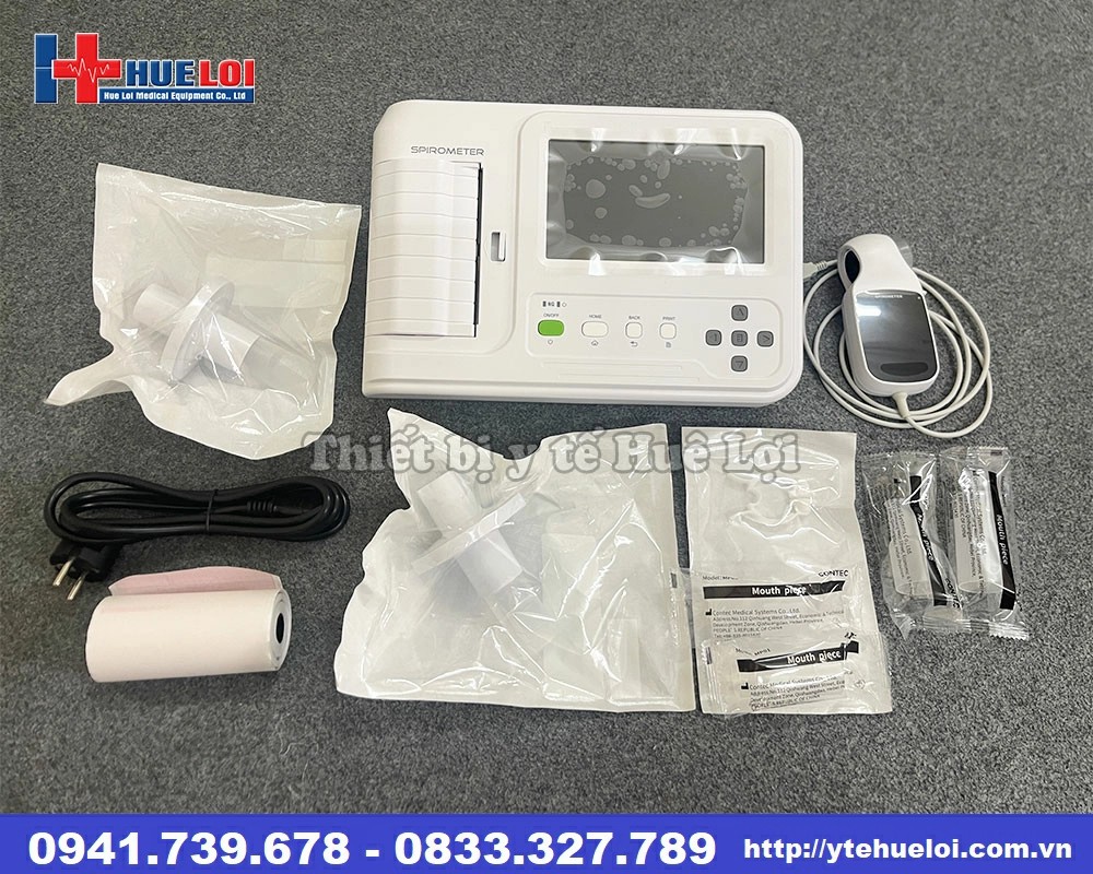 máy đo chức năng hô hấp để bàn CONTEC SP100