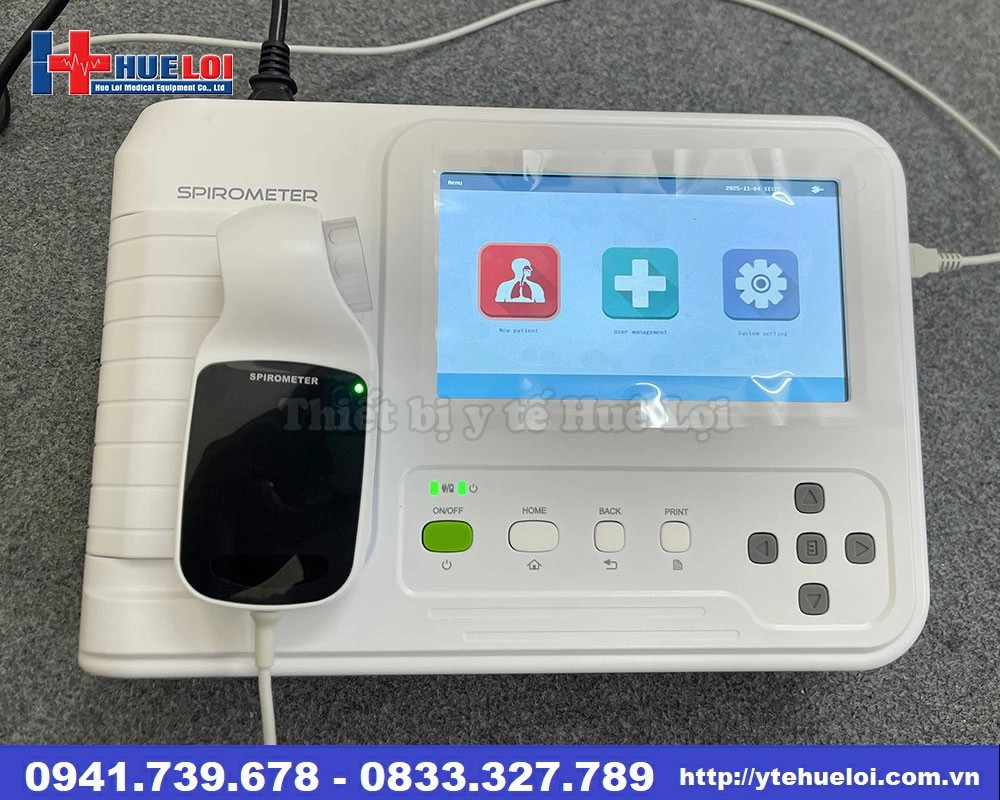 máy đo chức năng hô hấp để bàn