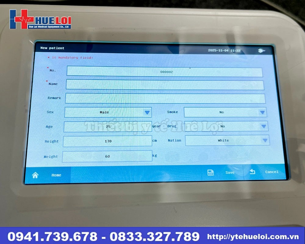 máy đo chức năng hô hấp để bàn CONTEC SP100