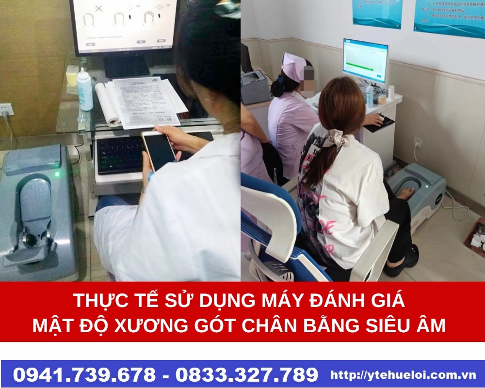 Máy đo mật độ xương gót chân bằng sóng siêu âm OSTEOKJ3000