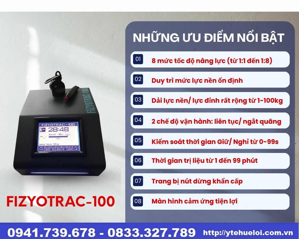 Đầu kéo giãn cột sống