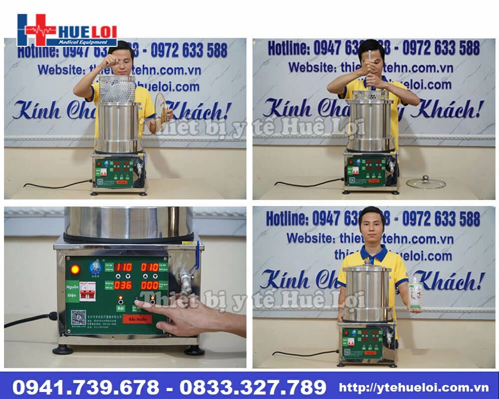 Máy sắc thuốc tự động