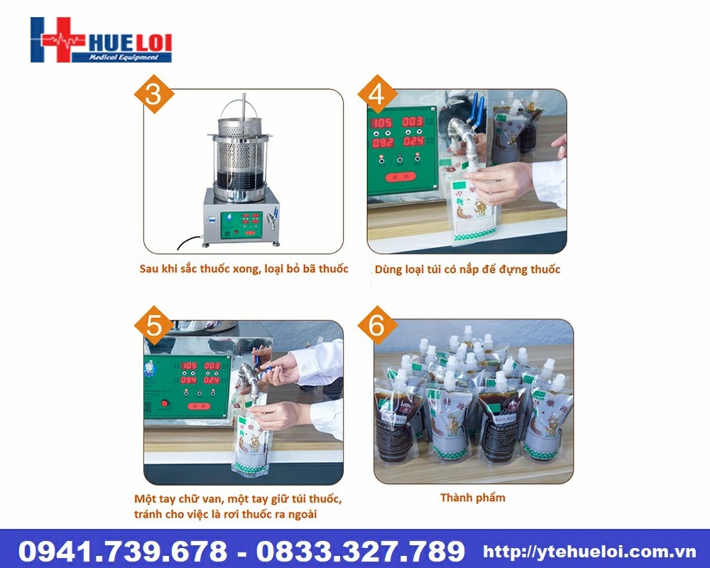 Máy nấu thuốc