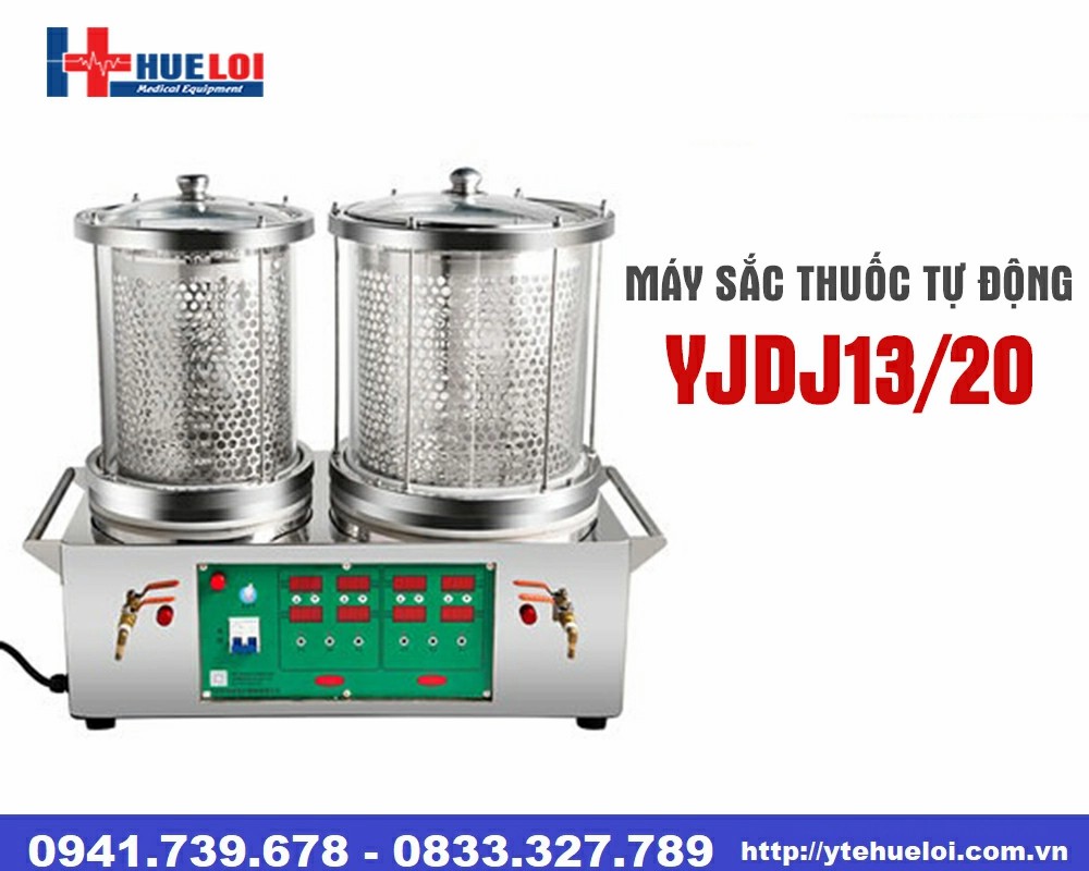 Máy sắc thuốc mini loại 2 nồi đun