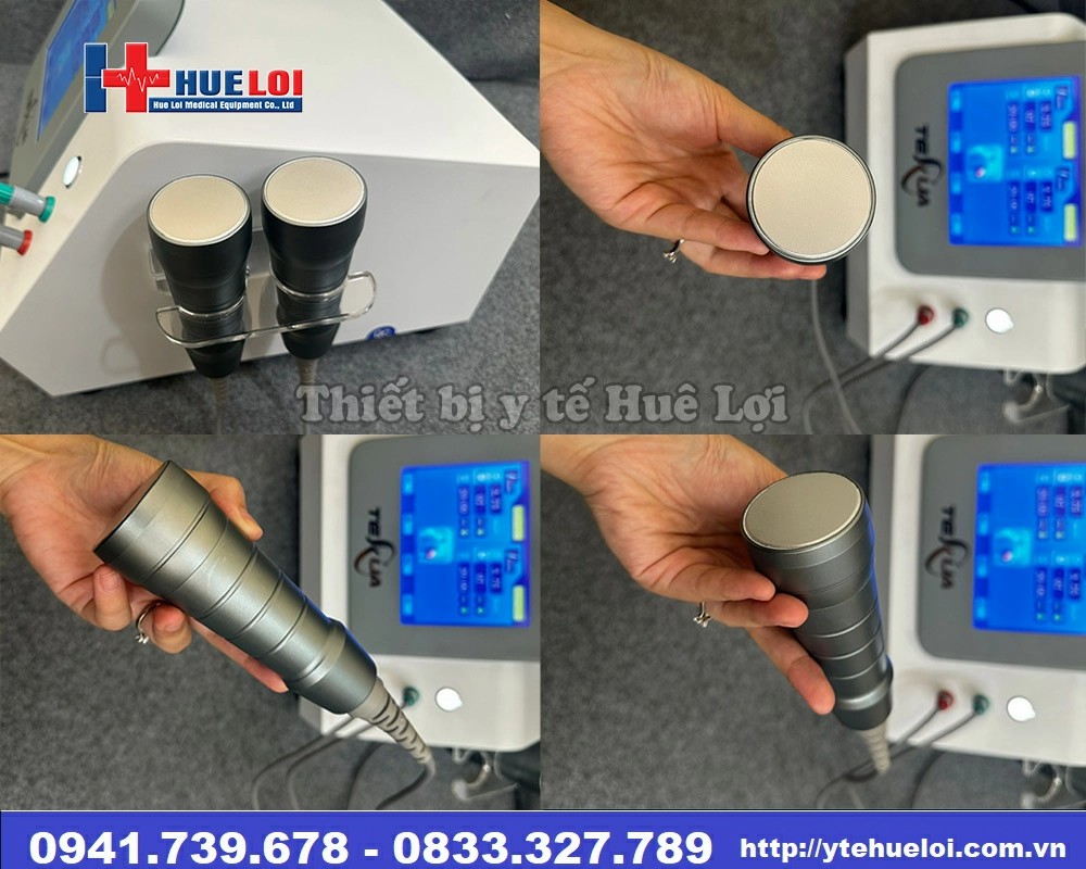 máy siêu âm trị liệu 2 đầu dò texua