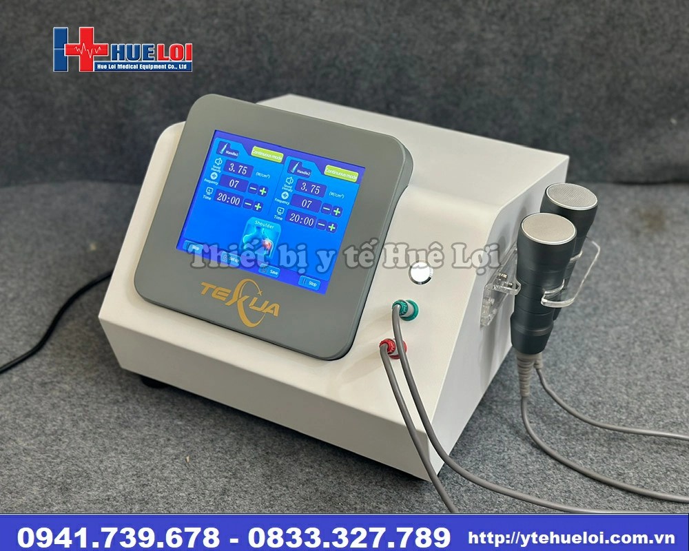 máy siêu âm trị liệu 2 đầu dò texua