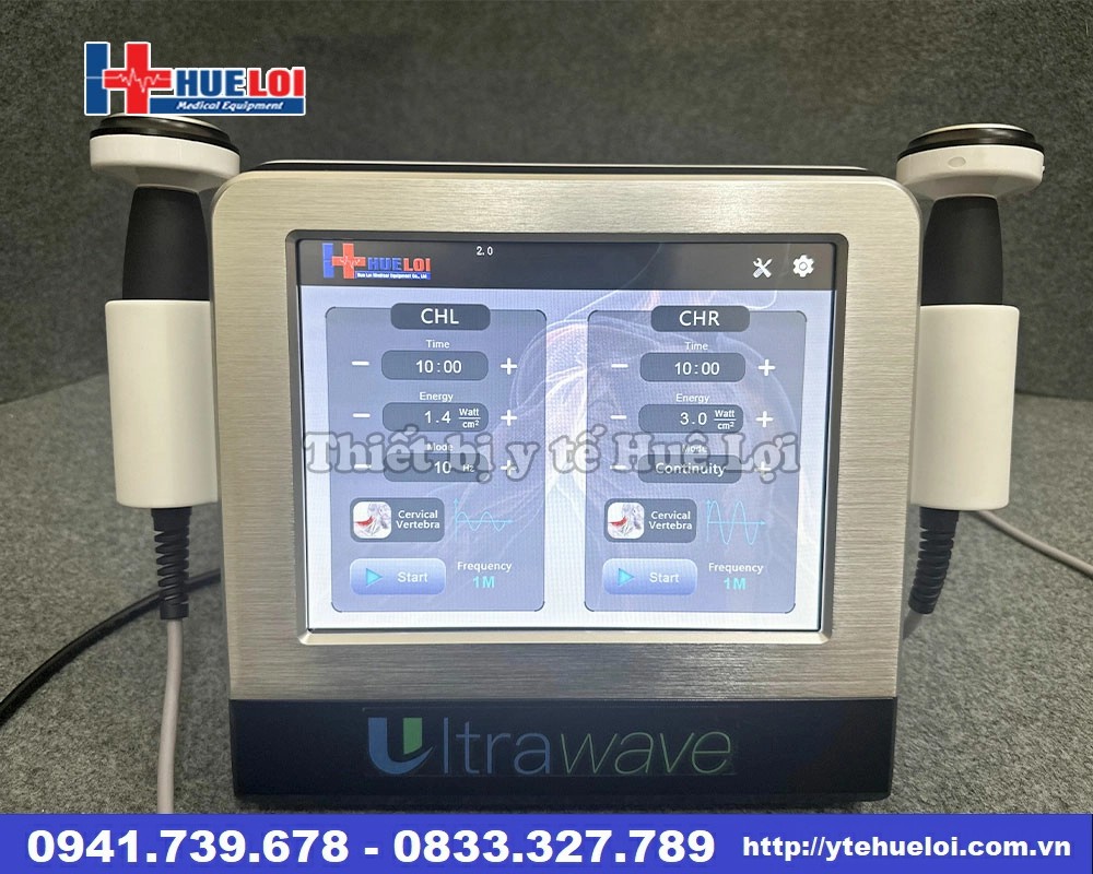 Máy siêu âm trị liệu 2 đầu