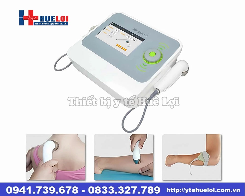 máy siêu âm trị liệu đa tần 2 đầu
