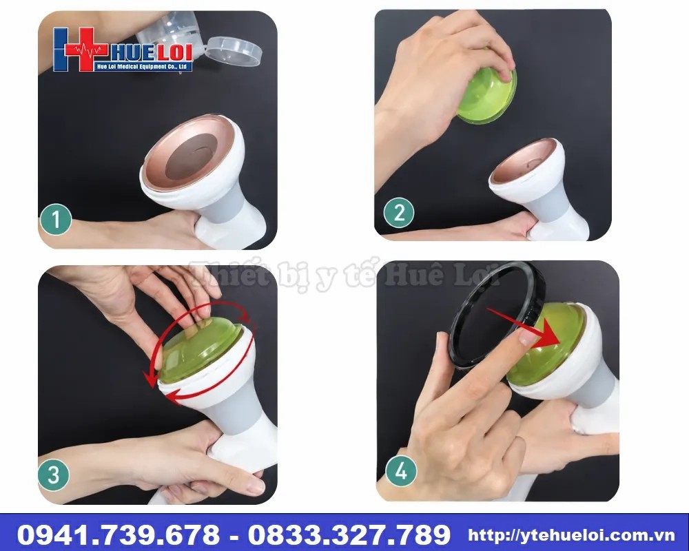 Máy sóng xung kích hội tụ áp điện Piezonia