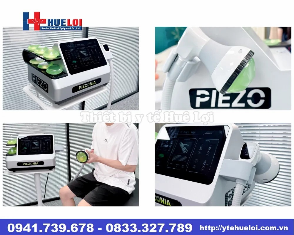 Máy sóng xung kích hội tụ áp điện Piezonia