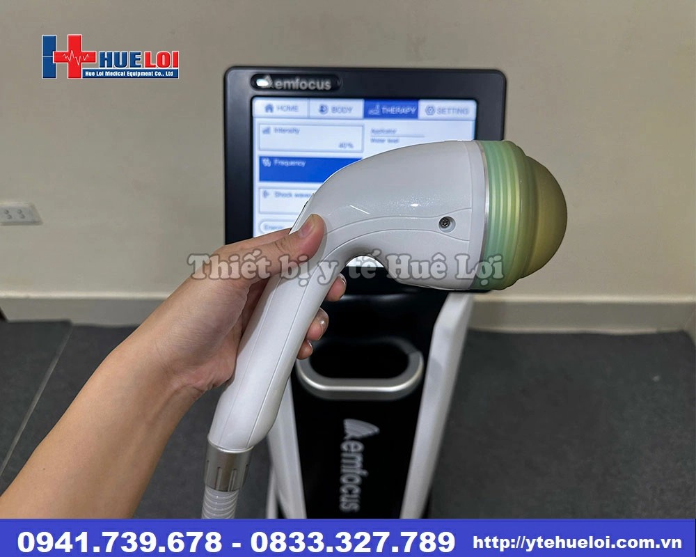 máy trị liệu bằng sóng xung điện từ hội tụ