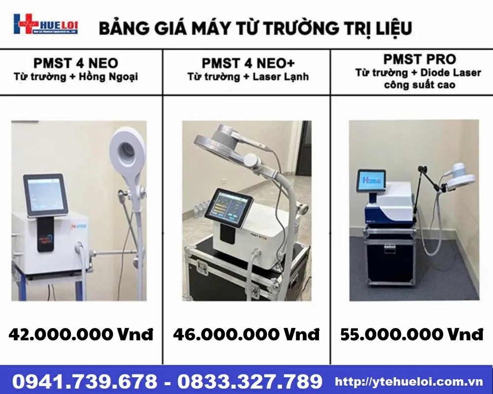 bảng giá máy từ trường