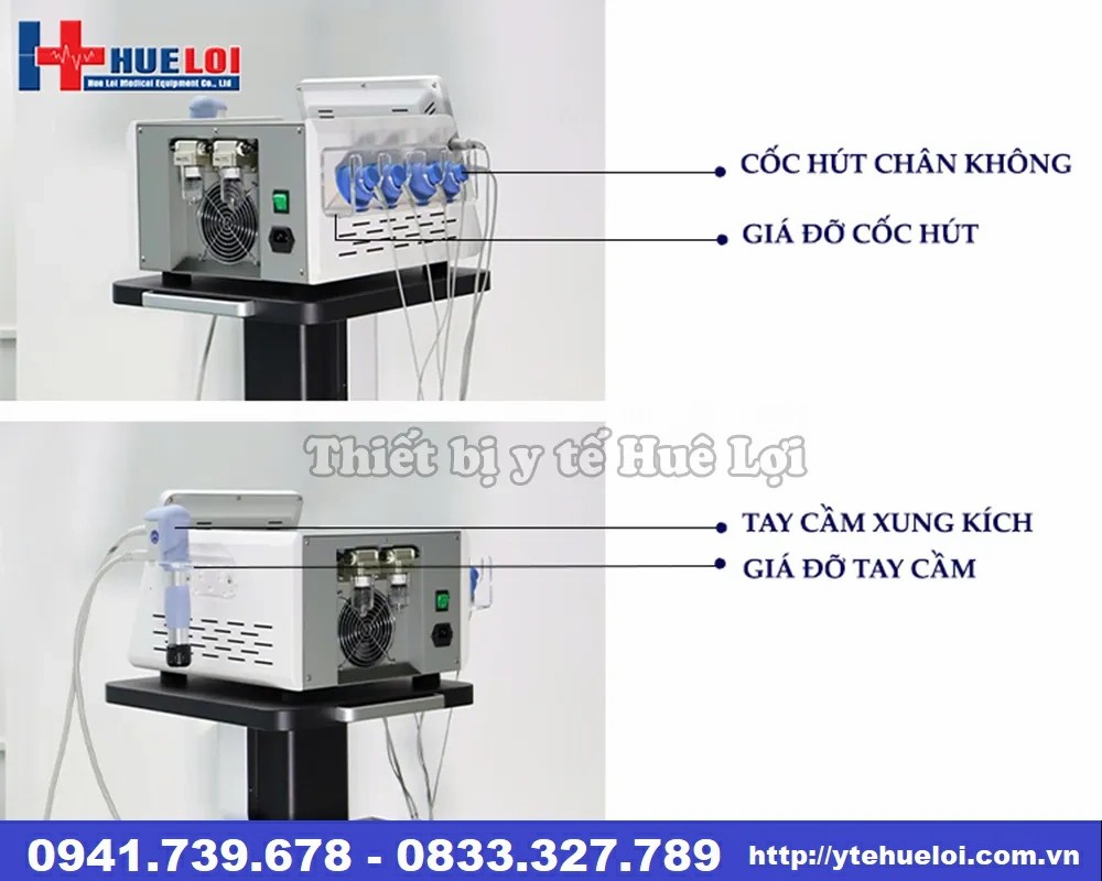 Máy xung kích kết hợp điện xung