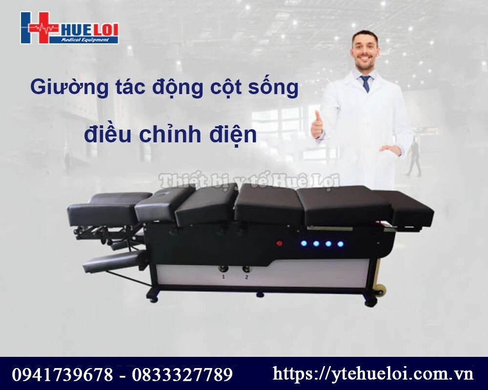 giường tác động cột sống chiropractic