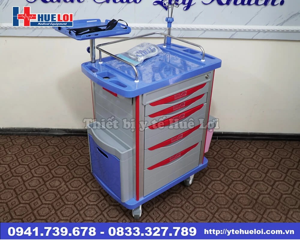 Xe đẩy thuốc y tế cao cấp